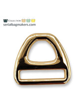 SBM triangle D-ring 25mm - warm gold