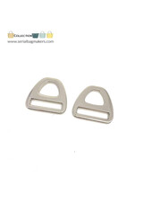 SBM triangle D-ring 25mm - nickel