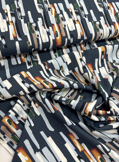 M. marine abstracte print - viscose