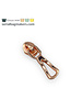 ZipperZoo zipper puller #3 - open drop - rose gold packed per 4