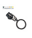 ZipperZoo Zipper puller #5 - ring - Gun metal packed per 3