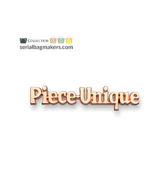 ZipperZoo Label Piece Unique (2-pack) - Rose Gold
