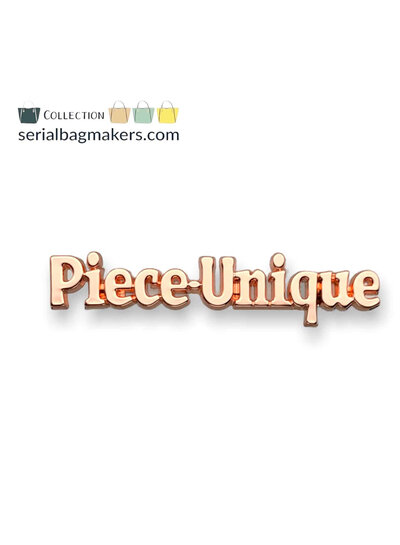 ZipperZoo Label Piece Unique (2-pack) - Rose Gold