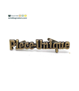 ZipperZoo Label Piece Unique (2-pack) - brons