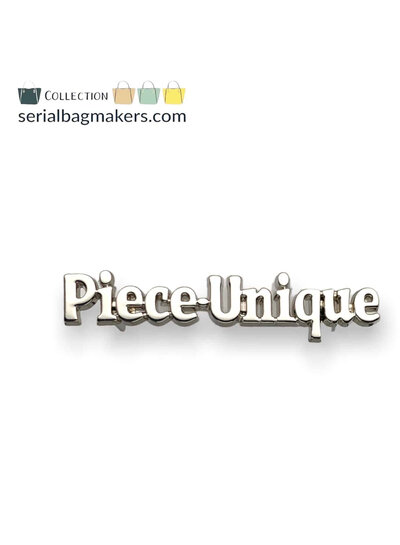 ZipperZoo Label Piece Unique (2-pack) - Nickel