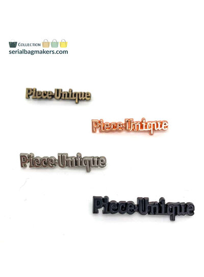 ZipperZoo Label Piece Unique (2-pack) - Electro Black