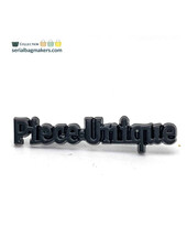 ZipperZoo Label Piece Unique (2-pack) - mat zwart