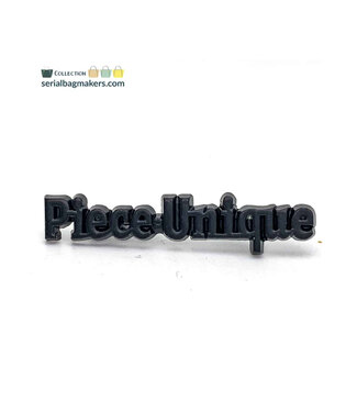 ZipperZoo Label Piece Unique (2-pack) - Electro Black