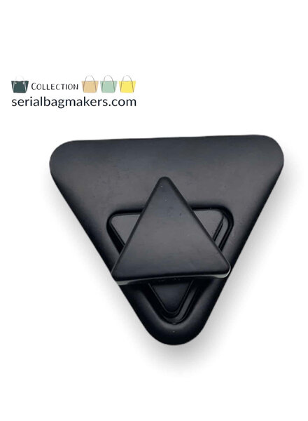 SBM twist lock triangle Electro Black - matte black