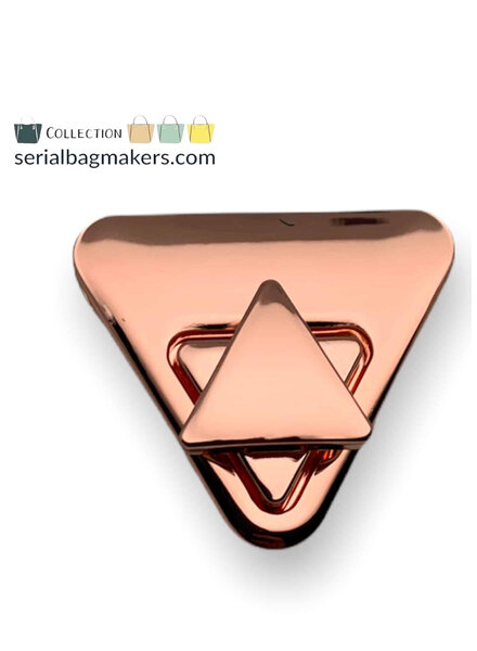 SBM draaislot driehoek - rosé goud
