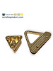 SBM twist lock triangle Warm Gold