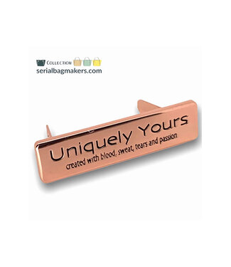 ZipperZoo Uniquely yours label - Rose Gold