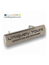 ZipperZoo Uniquely yours label - Nickel