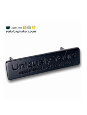 ZipperZoo Uniquely yours label - Electro Black - matte black