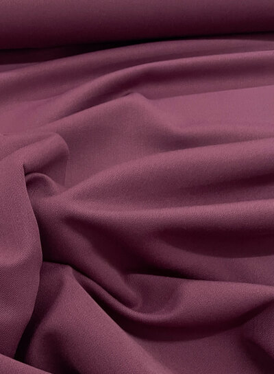 M. supple gabardine warm purple