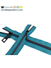 ZipperZoo coil zipper teal with black coil #5 (excl. zip pullers)