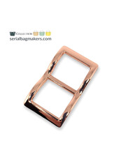 SBM curved strap slider 19mm - rose gold