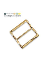 SBM curved strap slider 38mm - warm gold