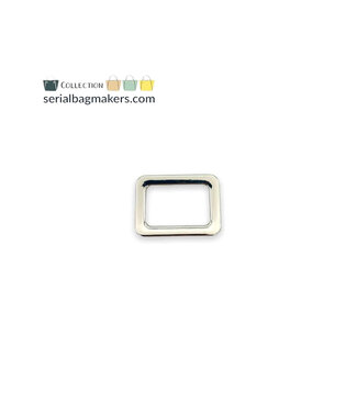 ZipperZoo 2 PACK rechte passant strak - 19 mm - Nickel