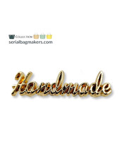 SBM Handmade script tag (2 pack) - Warm gold