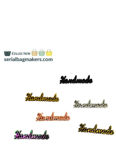 ZipperZoo Handmade script tag (2 pack) - Electro Black