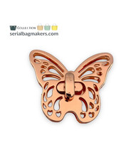 SBM vlinder draaislot - rosé goud