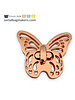 SBM butterfly twist lock - rose gold