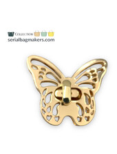 SBM butterfly twist lock - warm gold