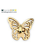 SBM butterfly twist lock - warm gold