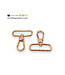 ZipperZoo Swivel hook Premium - 38 mm - Rose gold - 2-Pack