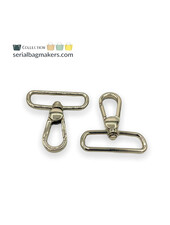 SBM snap hook 38mm - nickel