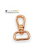 ZipperZoo musketonhaak premium - 19 mm - rose gold - 2-pack
