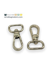 SBM snap hook 19mm - nickel