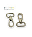 ZipperZoo musketonhaak premium - 19 mm - zilver - 2-pack