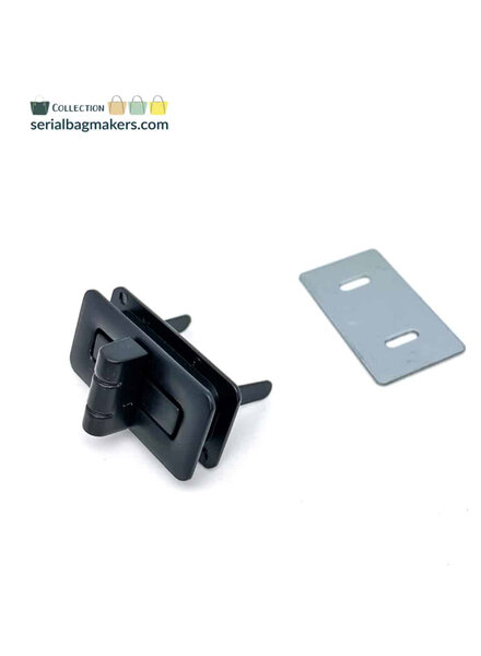 ZipperZoo push together - twist lock matte black