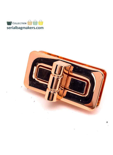 ZipperZoo Push together - twist lock rose gold