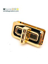 ZipperZoo Push together - twist lock antique gold