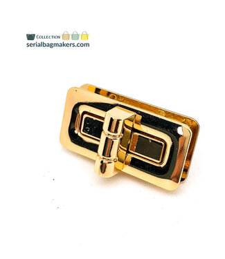 ZipperZoo Push together - twist lock antique gold
