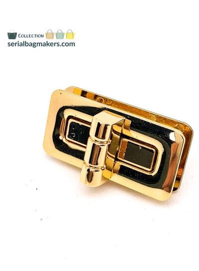 SBM Push together - twist lock antique gold