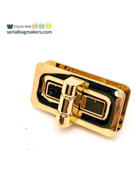 ZipperZoo Push together - twist lock antique gold