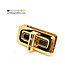 ZipperZoo Push together - draaislot antiek goud