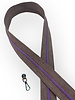 ZipperZoo spiral zipper burgundy melee with purple spiral #3 (excl. zipper pullers)