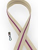 ZipperZoo spiral zipper off-white with fuchsia spiral #3 (excl. zipper pullers)