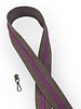 SBM spiral zipper burgundy melee with fuchsia spiral #3 (excl. zipper pullers)