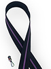 SBM spiral zipper black with purple spiral #3 (excl. zip pullers)