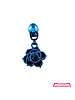 SBM zipper puller #5 - rose - sky blue