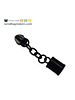 SBM zipper puller #5 - tassel - electro black