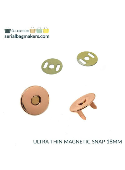 SBM flat magnetic closure rose gold