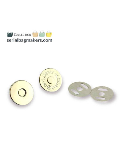 SBM flat magnetic closure nickel