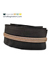 SBM black zipper tape with copper nylon coil - nr.5